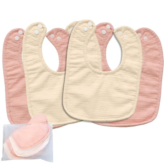 Pack 4 Baberos Bebé – Ternura Clásica