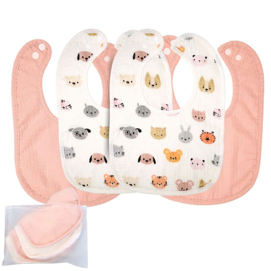 Pack 4 Baberos Bebé – Dulce Sonrisa